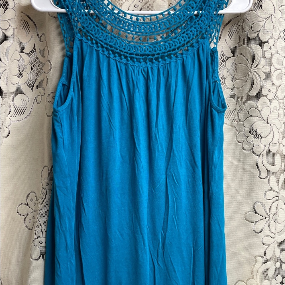 Kenneth Cole Reaction Teal Nightgown/Lounge Dress - Picture 7 of 8